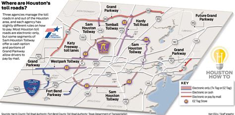 Beltway 8 Toll Map Large World Map