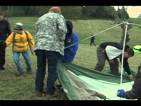 Boy Scouts Tent Challenge YouTube