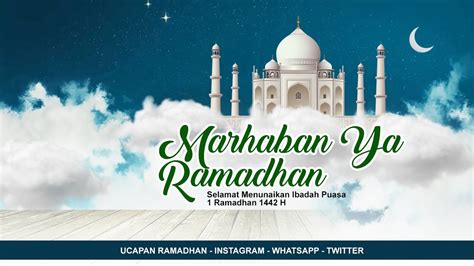 Selamat menunaikan ibadah puasa - Ucapan Ramadhan 2021 - YouTube