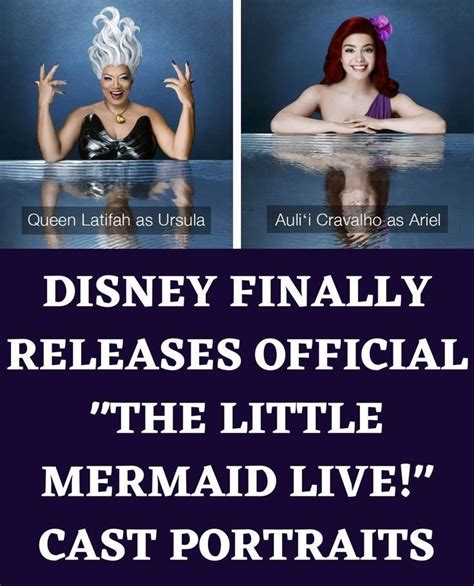 disney finally releases official the little mermaid live cast portraits artofit