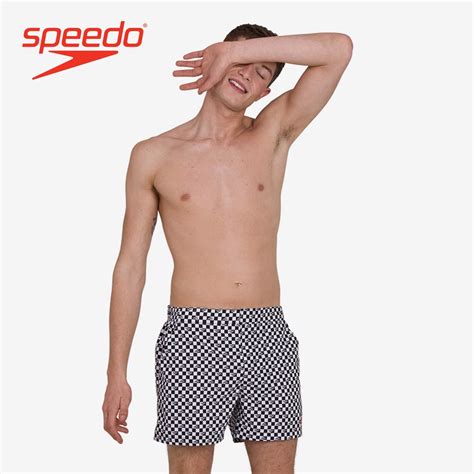 Speedo Vintage Leisure 14 Inches Watershort Men Swim Shorts Grey 8