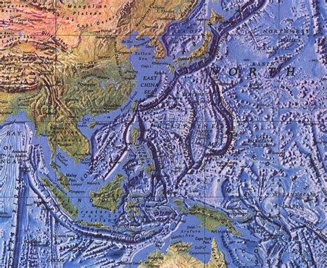 National Geographic Vintage 1981 World Ocean Floor Map Fine Etsy