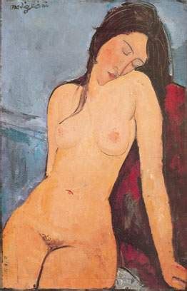 Seated Nude Amedeo Modigliani Art Reproduction Galerie Dada