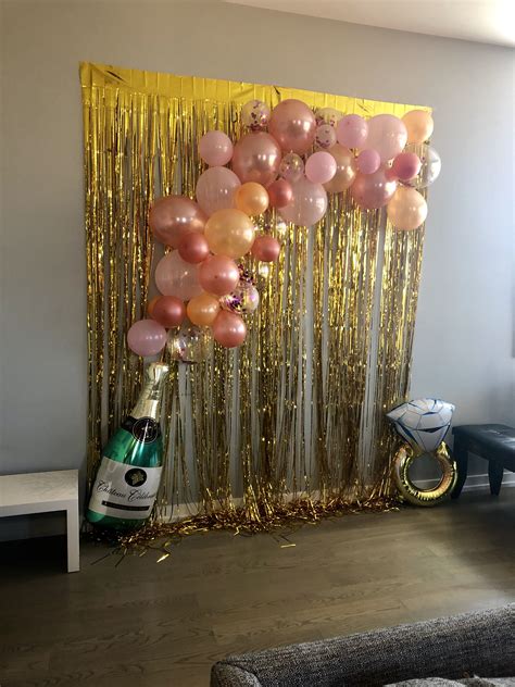Champagne Wall 21st Birthday Decorations Balloon Decorations Party Champagne Balloons