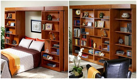 2024 Popular Murphy Bed Bookcases