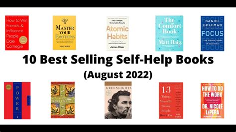 10 Best Selling Self Help Books In August 2022 Youtube