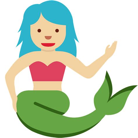 Mermaid Emoji Clipart Free Download Transparent Png Creazilla