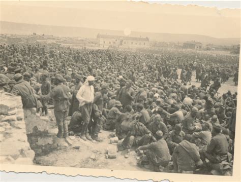 4 Original Foto Deutsches Kriegsgefangenen Lager POW WK2 Josef