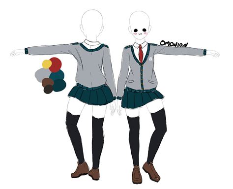 Bnha Uniform Cardigan By Omonion On Deviantart