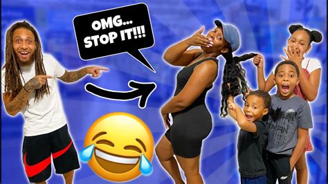 Embarrassing Mom In Public To See Her Reaction Hilarious Youtube