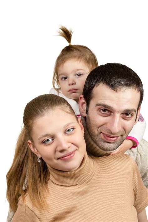 Mom Dad Daughter One Behind Other Stock Photos Free And Royalty Free