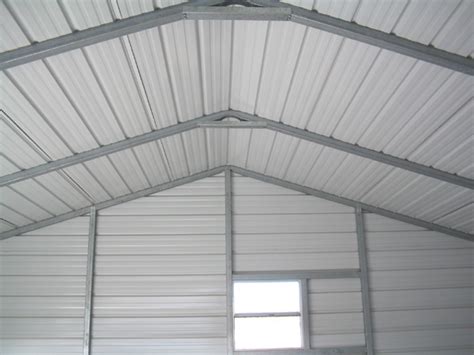 Steel Garage Interior 20x20 Metal Garage Inside
