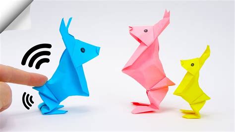 Jumping Paper Rabbit How To Make Paper Rabbit Daily Origami