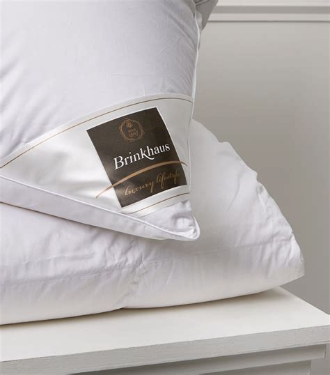 Brinkhaus White Hungarian Goose Down Pillow 50cm X 75cm Harrods Uk