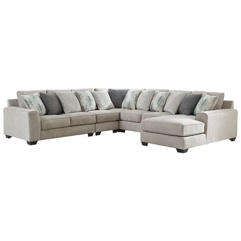 Benchcraft By Ashley Ardsley 39504s16 Contemporary 5 Piece Sectional