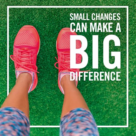 Small Changes Make A Big Difference Active Nation