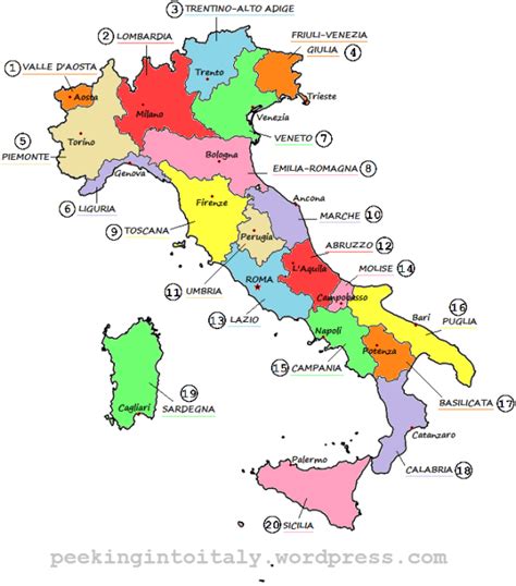Italy Map Regions Regions And Provinces Italian Wine Central At