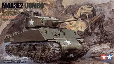 Tamiya U S M4A3E2 Jumbo Sherman Assault Tank 1 35 Model Kit At