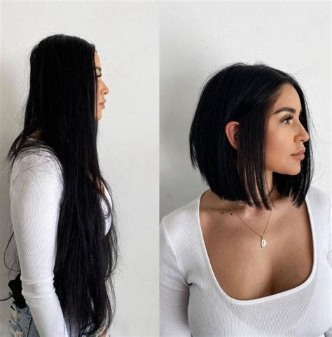 Straight Collarbone Bob Front Lace Wigs Human Hair Extremely Thin Hair One Length Haircuts