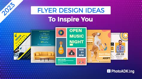 60 Creative Flyer Design Ideas To Boost Your Marketing