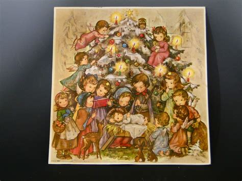 West Germany Vintage Advent Calendar Christmas Items Kids Christmas