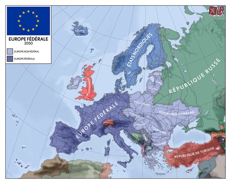 European Situation 2050 Rimaginarymaps