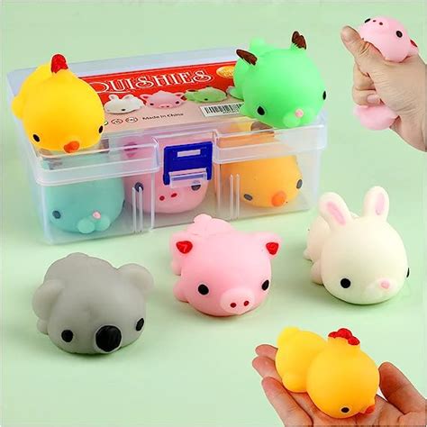 Squishies Squishy Toy 5pcs Medium Size 3inch Party Favors