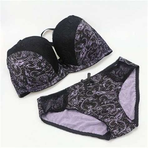Boldiva Plus Size Sexy Padded Bra Panty Lingerie Sets Black Boldiva