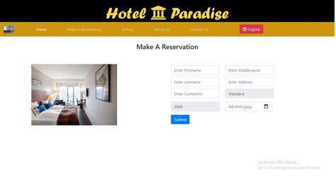 Hotel And Tourism Reservation In Php With Source Code Source Code Images