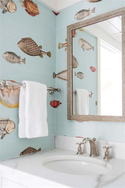 In Good Taste Andrew Flesher Design Bathroom Wallpaper