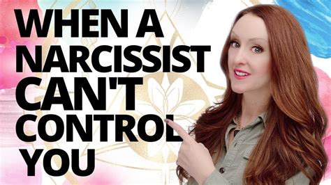 What Happens When A Narcissist Loses Control Over You Youtube