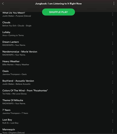 Link BTS Playlist on Spotify