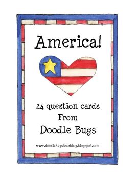 Check spelling or type a new query. America Question Cards Game or Center by Doodle Bugs Teaching | TpT