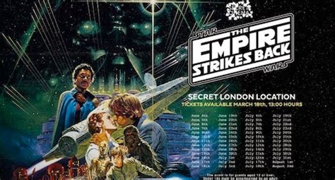 Generation Star Wars Secret Cinema To Screen The Empire Strikes Back