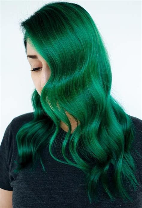 63 Offbeat Green Hair Color Ideas Green Hair Dye Kits To ‘go Green In