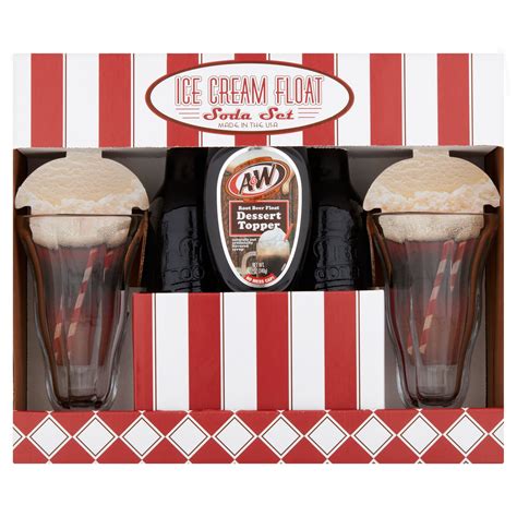 Aandw Ice Cream Float Soda Set 12 Oz