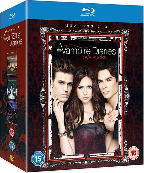 Vampire Diaries Seasons 1 3 Blu Ray Import Amazonca Vampire