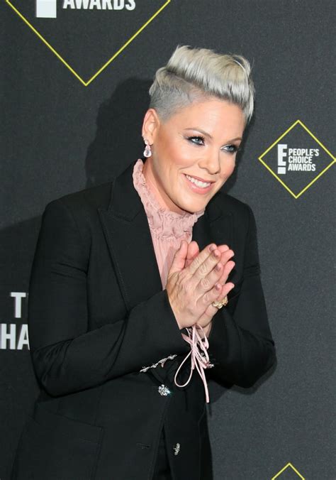 Pink And Her Kids At The 2019 Peoples Choice Awards Photos Popsugar
