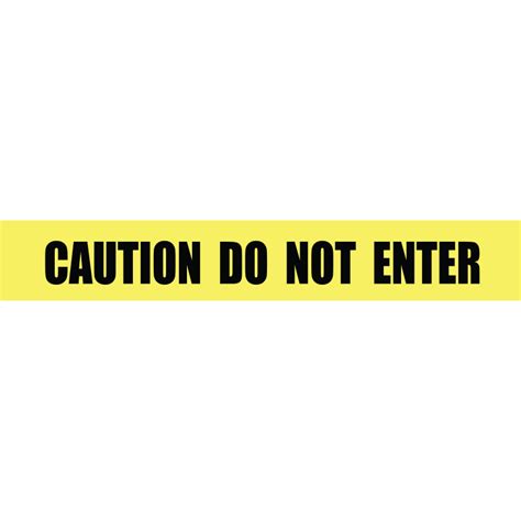 Barricade Tape CAUTION DO NOT ENTER 1000 Trafficsafetywarehouse Com