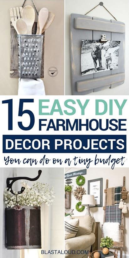 15 Easy Diy Farmhouse Decor Projects You Can Do On A Budget