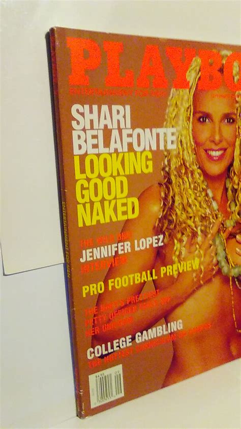 Playboy Magazine September Shari Belafonte Kerissa Fare Etsy
