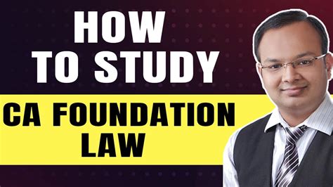 How To Study Law How To Prepare Ca Foundation Law Study Plan For Ca