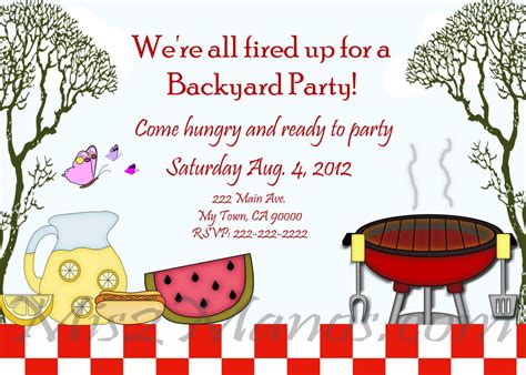 Bbq Invitations Diy Printable Barbecue Party Invites Etsy
