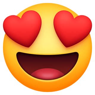 Smiling Face With Heart Eyes Emoji On Facebook Eyes Emoji