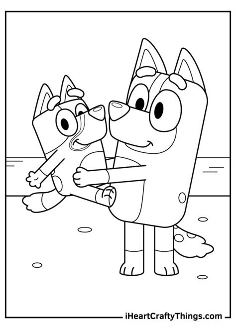 Bluey Coloring Pages Updated 2022