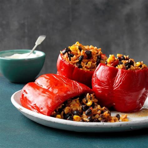 Pressure Cooker Stuffed Peppers Recipe Taste Of Home