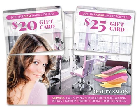 Hair Salon Plastic Postcard Mailer Hair Salon Plastic Postcard Hair Replacement Postcard Mailers