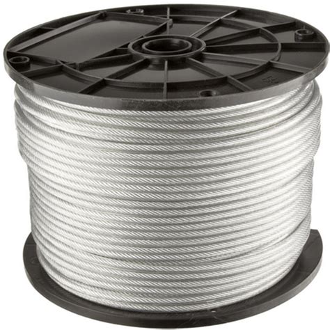 1/8 Inch Wire Rope Cable 330ft Reel 316 Stainless Steel Cable Steel 1x19 Strand Core Cable Steel ...