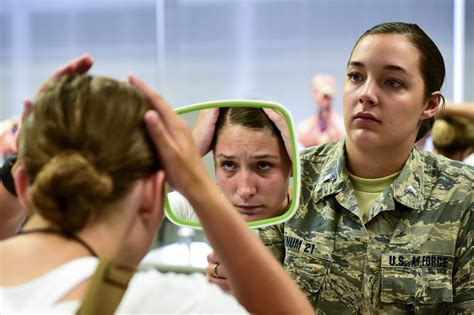 Marine corps recruits initial haircuts. Air Force Female Haircut - which haircut suits my face