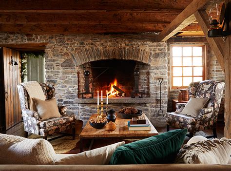 It comes with cabinets on each side to store additional items. 40+ Cozy Living Rooms You'll Want To Hibernate In This Winter - House & Home